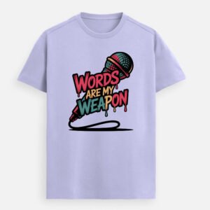 Words Are My Weapon Unisex Supima T-Shirt