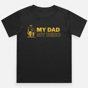 My Dad My Hero Boy's Crew Neck T-Shirt
