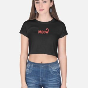 Meow Crop Top