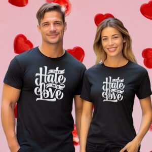Turn Hate In To Love Unisex Supima T-Shirt